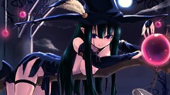 Panties moon long hair