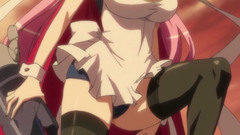 Panties pink hair thigh