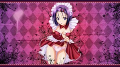 Panties red dress maids