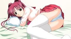 Panties redheads school uniforms