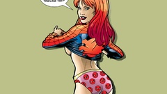 Panties Spider-Man redheads Mary