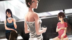 Panties stockings skirts glasses