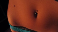 Panties stomach piercing tummy