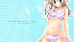 Panties striped lingerie anime