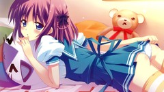 Panties thigh highs seifuku