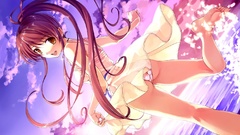 Panties white dress misaki