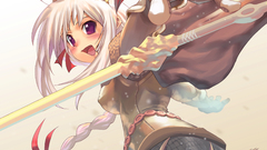 Panties white hair anime