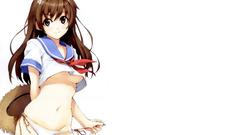 Panties white underboobs soft