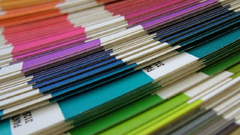 Pantone swatches coloroful abstract