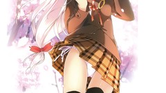 Pants anime girls school uniforms seifuku shinkyoku soukai 