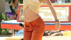 Pants orange stomach shakira