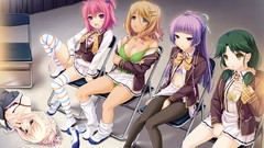 Pantyhose bra game cg cleavage underwear panties masturbation 