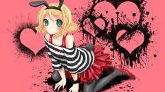 Pantyhose vocaloid kagamine rin animal ears ecchi bunny ears