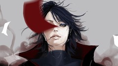 Paper Anime blue hair akatsuki naruto shippuden fantasy art 