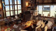 Paper Anime sleeping