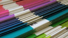 Paper color spectrum Pantone