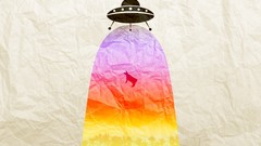 Paper Cows UFO alien