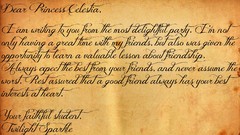 Paper notes my little pony twilight sparkle Princess Celestia