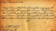 Paper notes my little pony twilight sparkle Princess Celestia