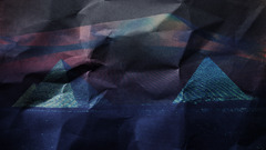 paper pyramid abstract purple digital art