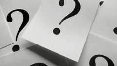 Paper question marks