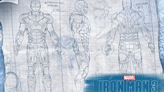 Paper Technology Iron Man drawings diagram superheroes iron man 