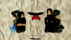 Paper uchiha sasuke naruto