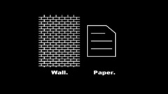 Paper wall funny