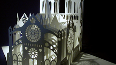 Papercraft cathedrals