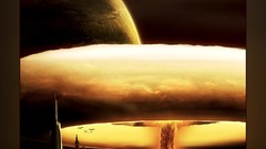 Paradise explosion planets cities science fiction cityscapes 