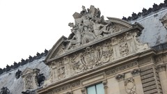 Paris architecture Louvre museum