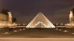 Paris cities cityscapes Louvre museum