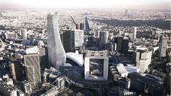 Paris cityscapes buildings monochrome