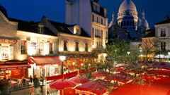 Paris cityscapes Montmartre viewscape