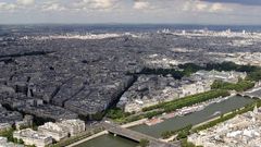 Paris cityscapes urban buildings