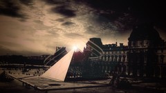 Paris France cityscapes Louvre museum