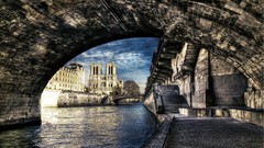 Paris France Notre Dame Bridges architecture buildings cities 
