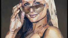 Paris Hilton artwork fan