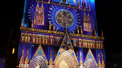 Paris lights architecture Notre