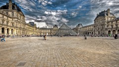 Paris Museum urban cityscapes Le Louvre
