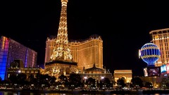 Paris night Las Vegas