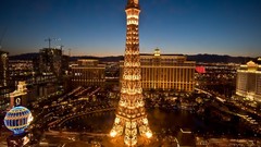 Paris night Las Vegas