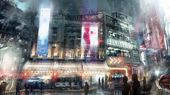 Paris Remember Me cityscapes artwork futuristic pris