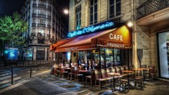 Paris streets France HDR