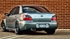 Parking back view brick wall subaru impreza subaru impreza wrx 
