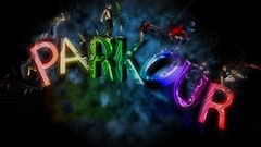 Parkour jumping traceurs