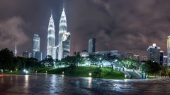 Parks buildings urban