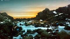 Parks fields iceland
