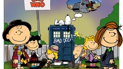 Parody Doctor Who tardis crossovers Peanuts (Comic Strip) 