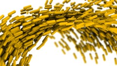 Particles abstract storm Remix depth of field